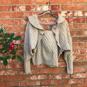 Shoulder Detail Sweater